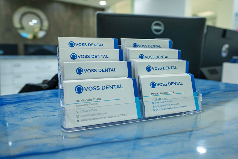 Voss Dental business cards