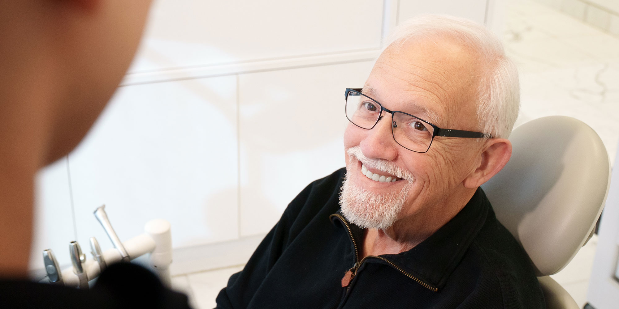 man after dental implants hero mobile